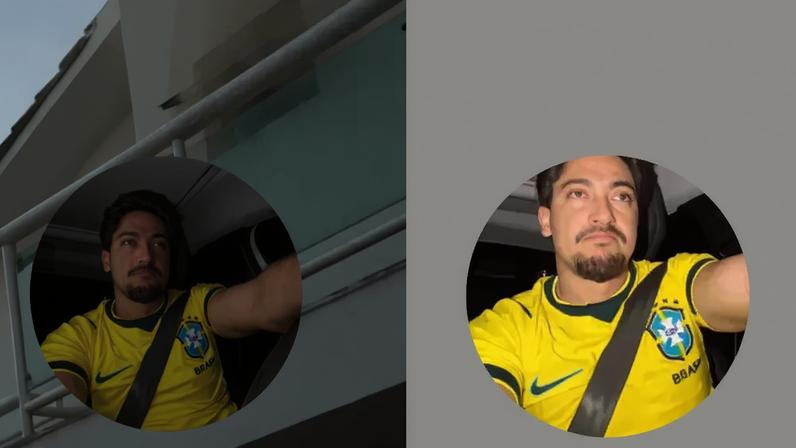 Brunno Danese compartilhou imagens do quarto após o incêndio e agradeceu por ninguém ter se ferido