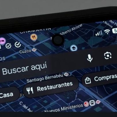 O que significa o ponto azul no topo do Android?