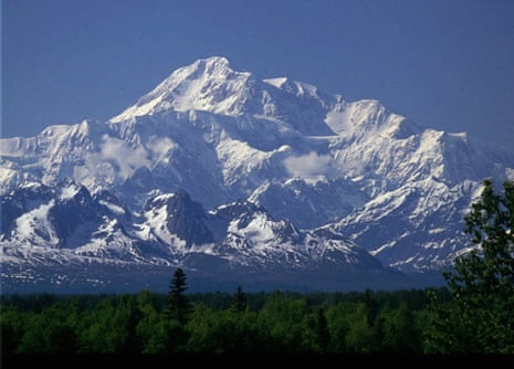 Mount McKinley, or Denali, as seen from Talkeetna, Alaska.