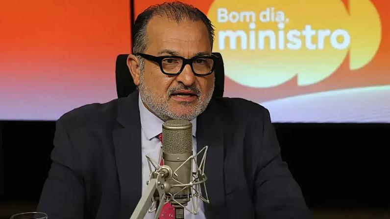 Brasília (DF) 09/06/2026 - O ministro dos Transportes, George Santoro, participa do programa Bom Dia, Ministro