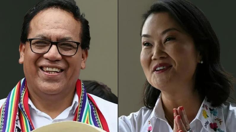 Roberto Sánchez e Keiko Fujimori disputaram o segundo turno das eleições no Peru no último domingo. (07/06/2026)