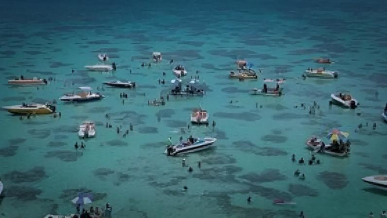 Parrachos de Perobas, localizados no litoral norte do Rio Grande do Norte