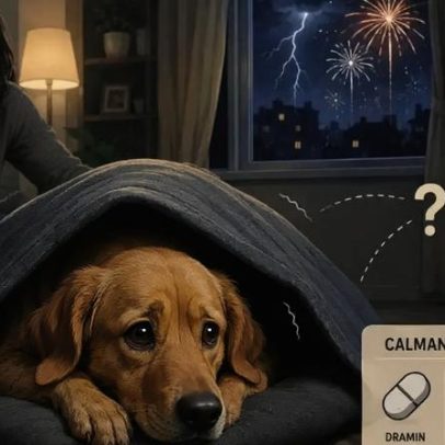 Calmantes para cães em fogos ou viagens: Dramin e soluções caseiras funcionam?