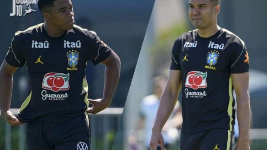 Casemiro levou Endrick ao chão em um carrinho, na última quarta (3) –