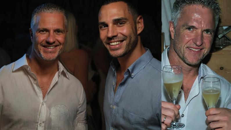 Vai virar série de TV na Alemanha: o casamento de luxo do irmão de Michael Schumacher com empresário 14 anos mais novo em Saint-Tropez.