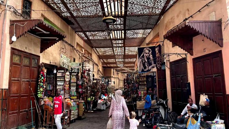 Família mora em Marraquexe, a quarta maior cidade do país e uma das mais importantes