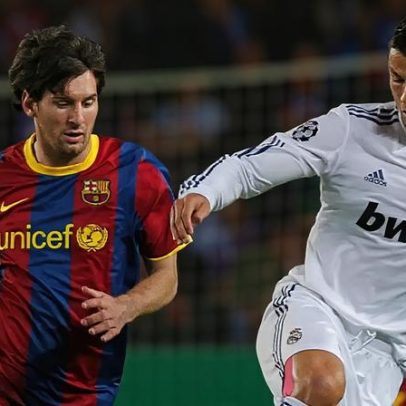 Messi e Ronaldo, veteranos, marcam presença recorde na Copa