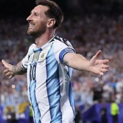 Messi quebra recordes na estreia da Argentina na Copa