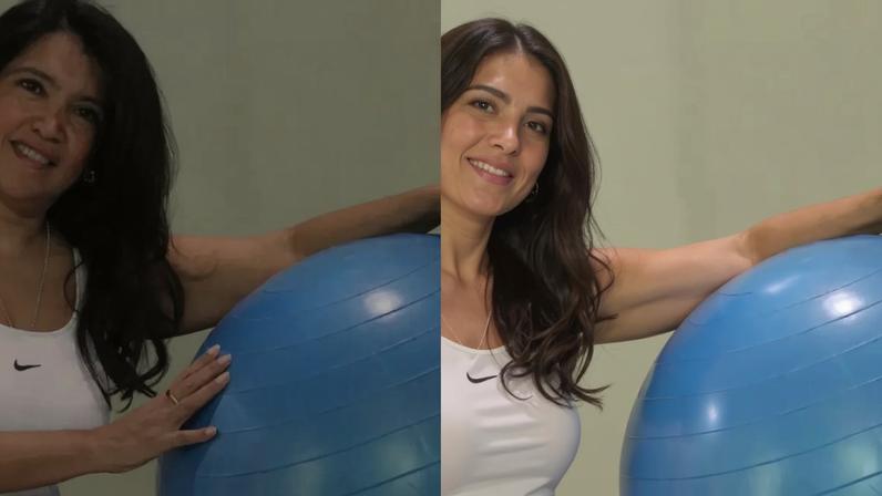 Laura Cabral, instrutora de pilates: 'Para emagrecer, o pilates mais eficaz é o dinâmico: em aparelhos ou no chão, combinando com o uso de halteres para aumentar o trabalho de força'.