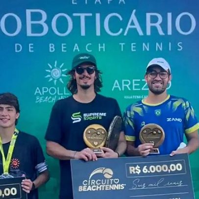 Definidos os campeões da 7ª etapa do Circuito Beach Tennis em Itu (SP)