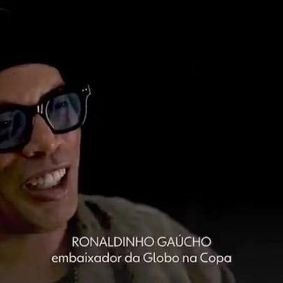 Ronaldinho Gaúcho será embaixador da Globo na Copa do Mundo