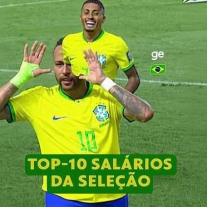 Top 10 salários da Seleção: Neymar fica de fora da lista