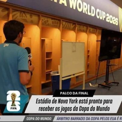 Bastidores do vestiário do Brasil para a estreia na Copa do Mundo