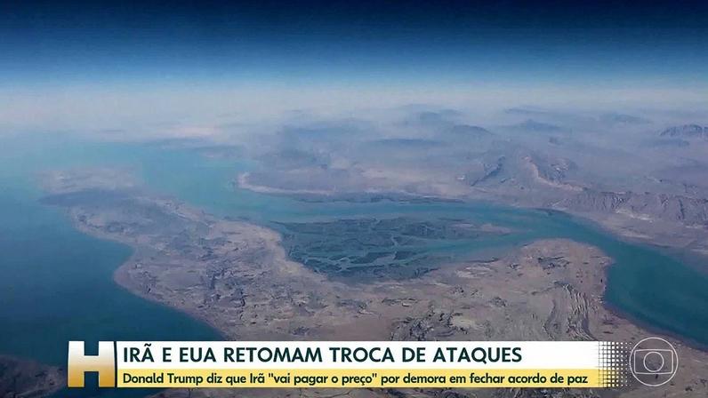 EUA e Irã retomam ataques