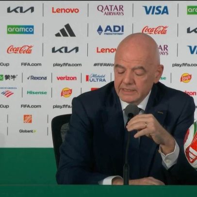 Infantino assiste a quase metade dos jogos da Copa em três países
