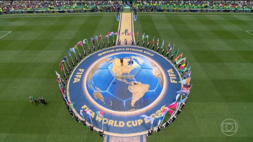 Fernan Martins em imagem que viralizou na Copa do Mundo de 2014, no jogo Brasil x Colômbia — Foto: Reprodução