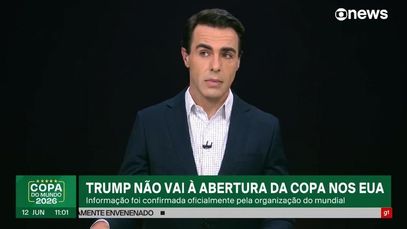 Donald Trump recebeu um Prêmio da Paz da Fifa antes da Copa do Mundo de 2026 — Foto: PA Wire via BBC
