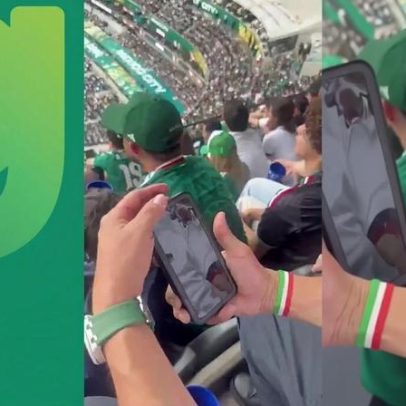 Torcedor leva bebida disfarçada para jogo da Copa e vídeo viraliza