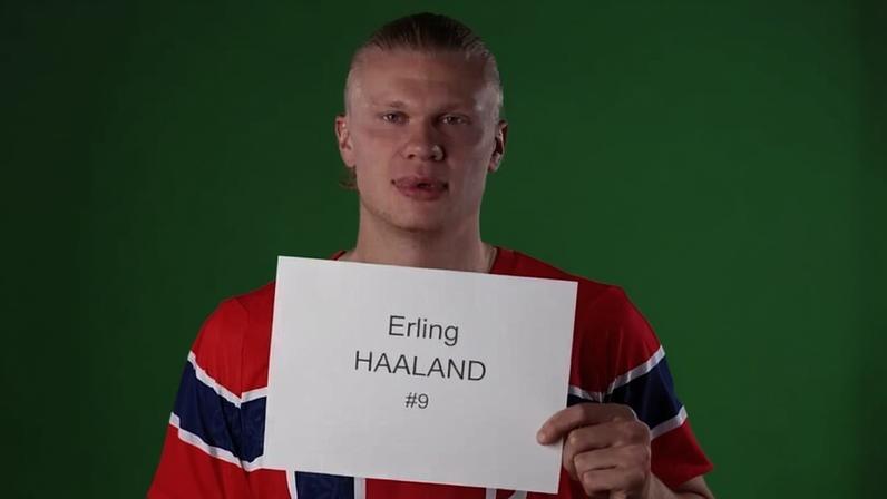 Haaland e companhia ensinam fãs a acertarem pronuncias de nomes de jogadores noruegueses
