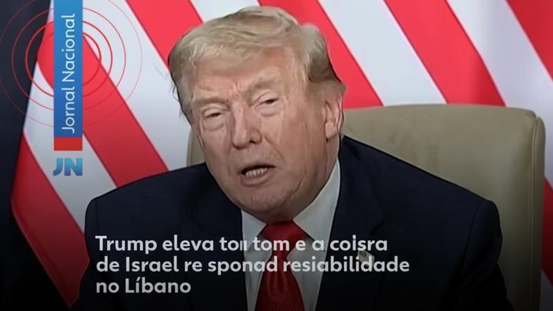 O presidente Donald Trump responde a uma pergunta de um repórter ao final de uma coletiva de imprensa com o primeiro-ministro de Israel, Benjamin Netanyahu, em Mar-a-Lago, em 29 de dezembro de 2025, em Palm Beach, Flórida. — Foto: AP/Alex Brandon, arquivo