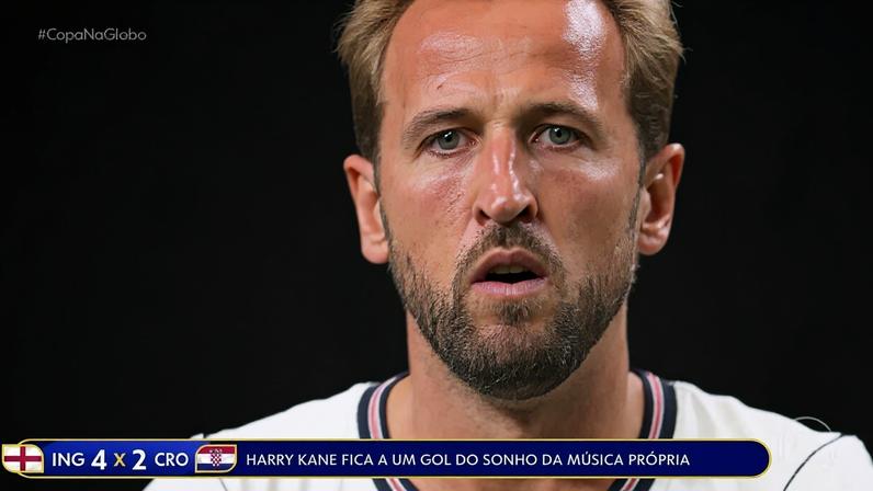 Harry Kane fica a um gol do sonho da música própria