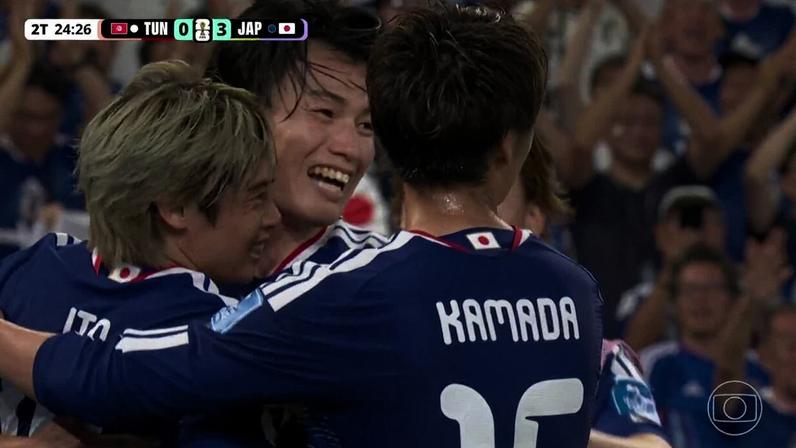 Goleada do Japão gera reações nas redes — Foto: Reprodução