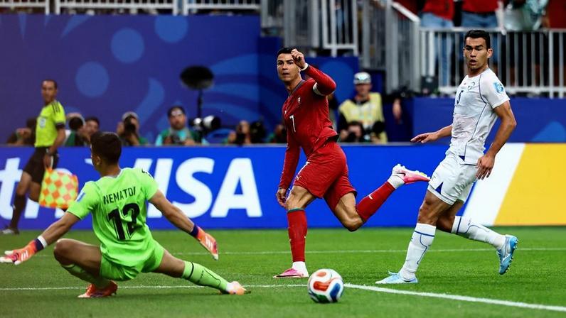 Mais um do CR7! Cristiano Ronaldo marca de novo em Portugal x Uzbequistão