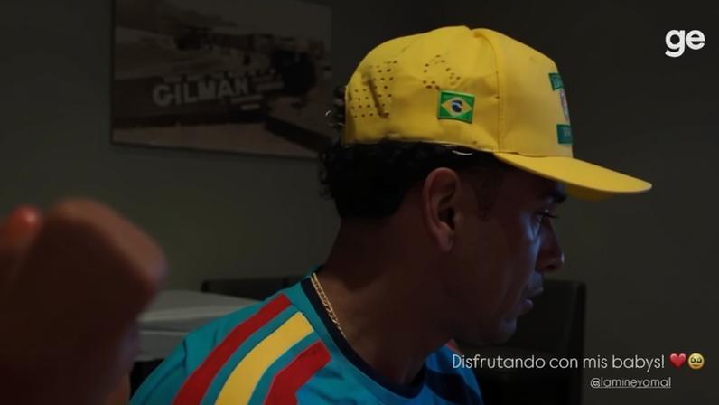 Lamine Yamal usa boné do Brasil em vídeo e agita torcedores
