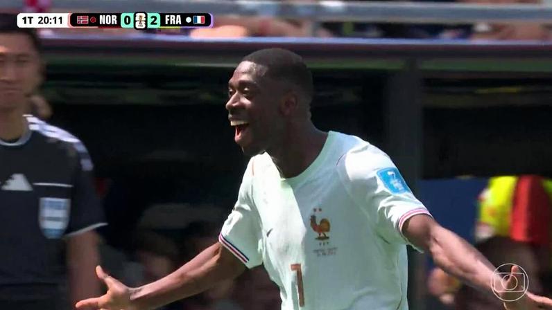 Hat-trick de Dembelé! Veja os três gols marcados pelo atacante francês