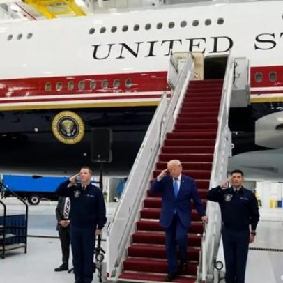 Trump apresenta novo Air Force One financiado pelo Catar