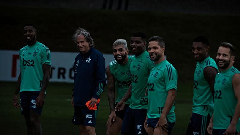 Gabigol e Jorge Jesus se reúnem no Rio e agitam torcedores