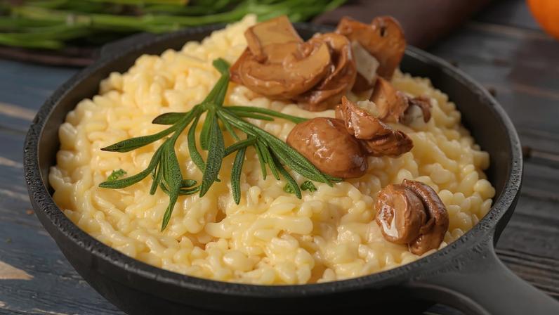 Risoto de cogumelo