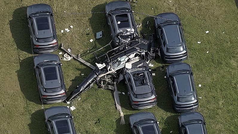 Helicópteros que colidiram no Rio operavam sob regras de voo visual, mas estavam visíveis aos radares