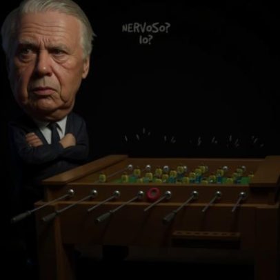 Charge do Aroeira retrata debate público em curso