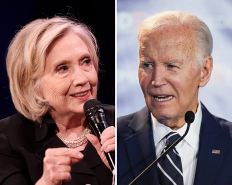 Hillary Clinton afirma que Biden impediu vitória Democrata em 2024