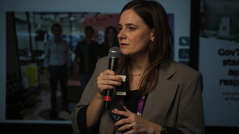 Téo Foresti Girardi na primeira edição do São Paulo Innovation Week, realizado em maio.