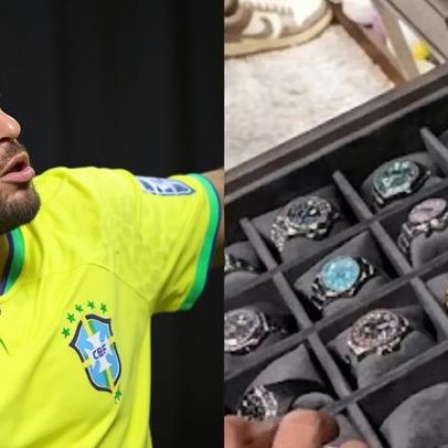 Neymar leva 9 relógios de luxo avaliados em mais de R$ 21 milhões à Copa