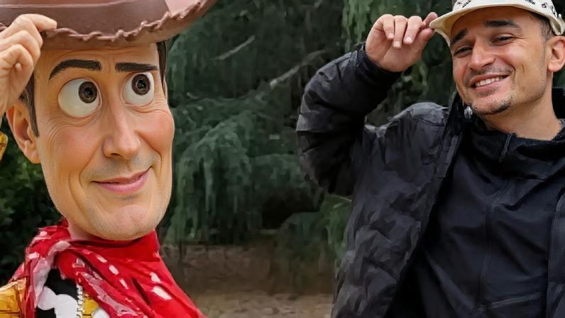 João Gomes na Toy Story Land, no Disney's Hollywood Studios