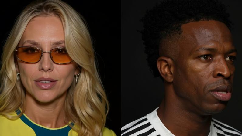 Virginia reage após defesa do ex Vini Jr. por ataque em jogo do Brasil.