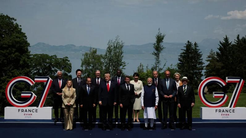 A principal iniciativa econômica anunciada pelos líderes do G7 foi o reforço da cooperação para reduzir dependências em áreas consideradas estratégicas.