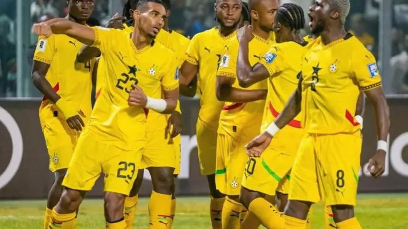 Gana comemorando a classificação para a Copa do Mundo