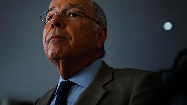 Ministro das relações exteriores, Mauro Vieira, participou da reunião com os senadores.