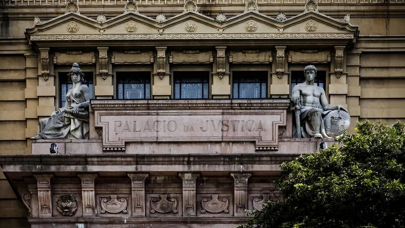 Fachada do prédio do Palácio da Justiça de São Paulo, sede do TJ-SP