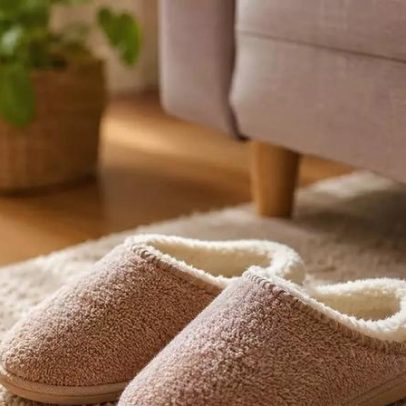 Pantufas combinam conforto e proteção, mas exigem atenção ao modelo