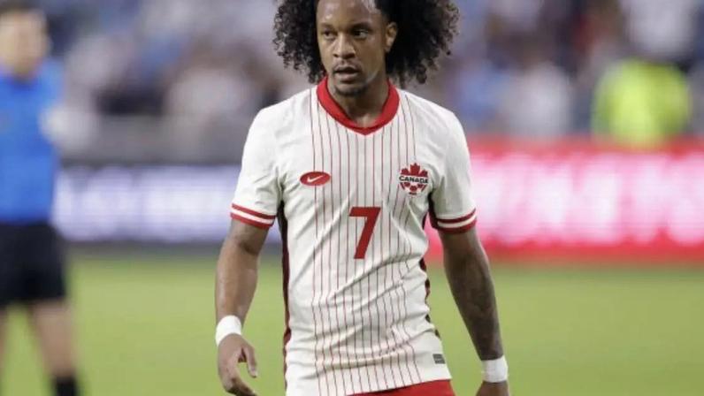 Jayden Nelson em campo pela seleção do Canadá (Photo by Jeff Vinnick/Getty Images)
