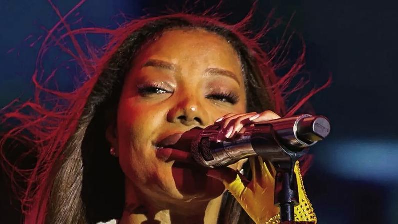Ludmilla fez show no Jockey do Rio de Janeiro na noite desta sexta, 19 de junho.