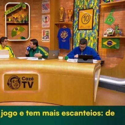 CazéTV muda postura e adota diretriz sobre bets na Copa