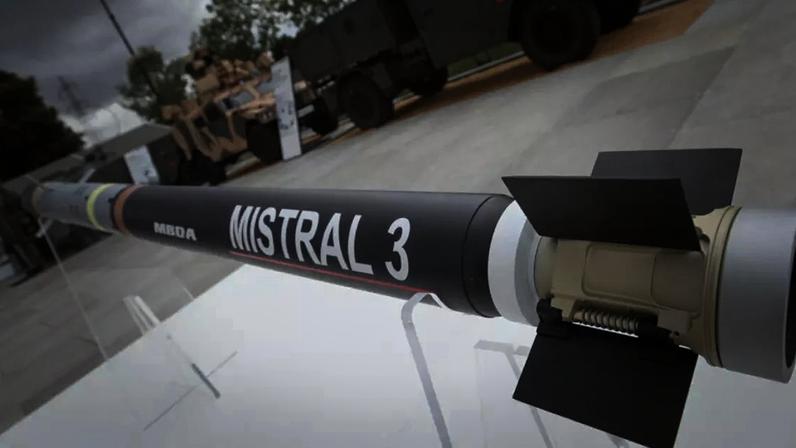 Míssil Mistral 3 de fabricação francesa.