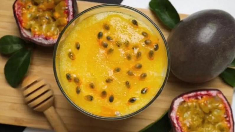 mousse de maracujá fit.