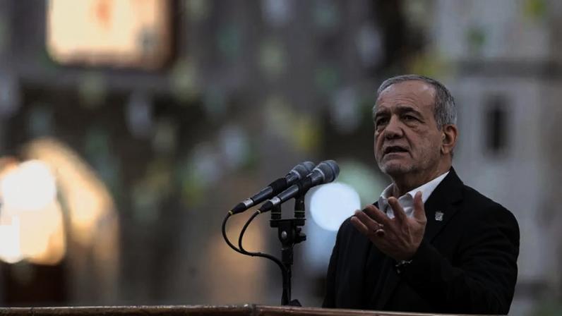 Masoud Pezeshkian, presidente do Irã.